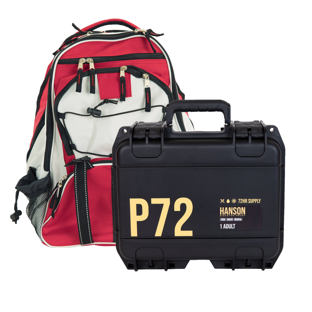 72 Hour Survival Kit & FREE Emergency Backpack