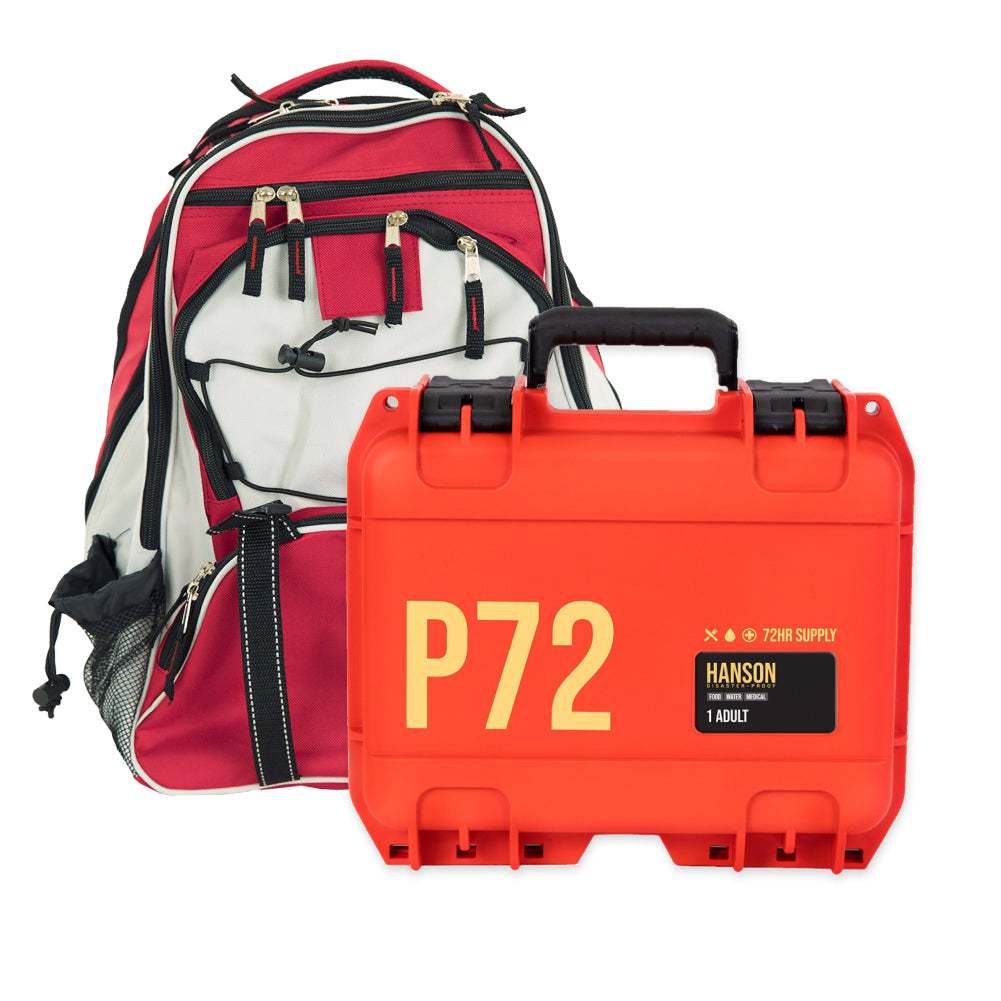 72 Hour Survival Kit & FREE Emergency Backpack