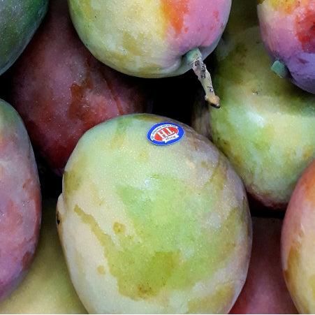 fresh mango in a stack