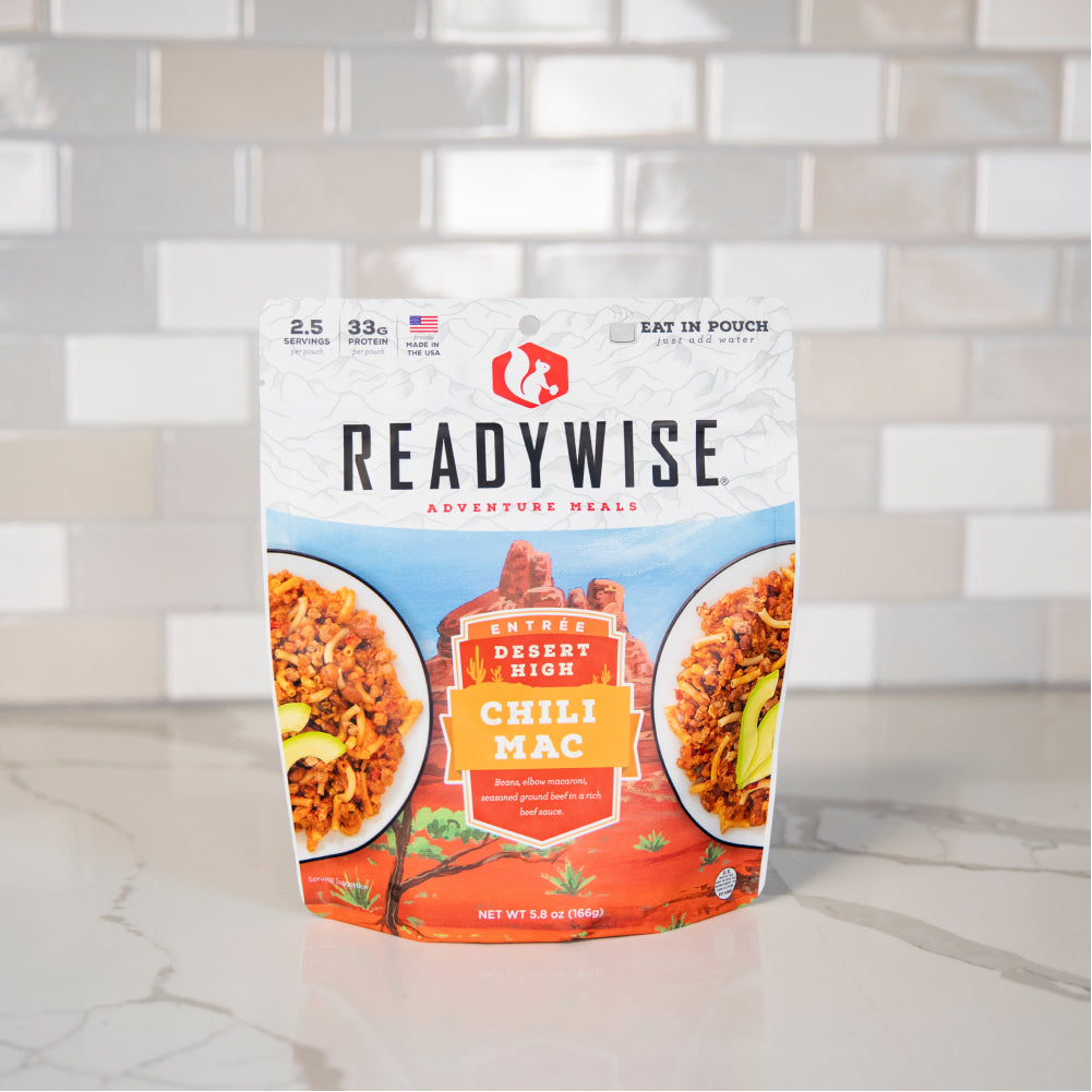 readywise chili mac meal