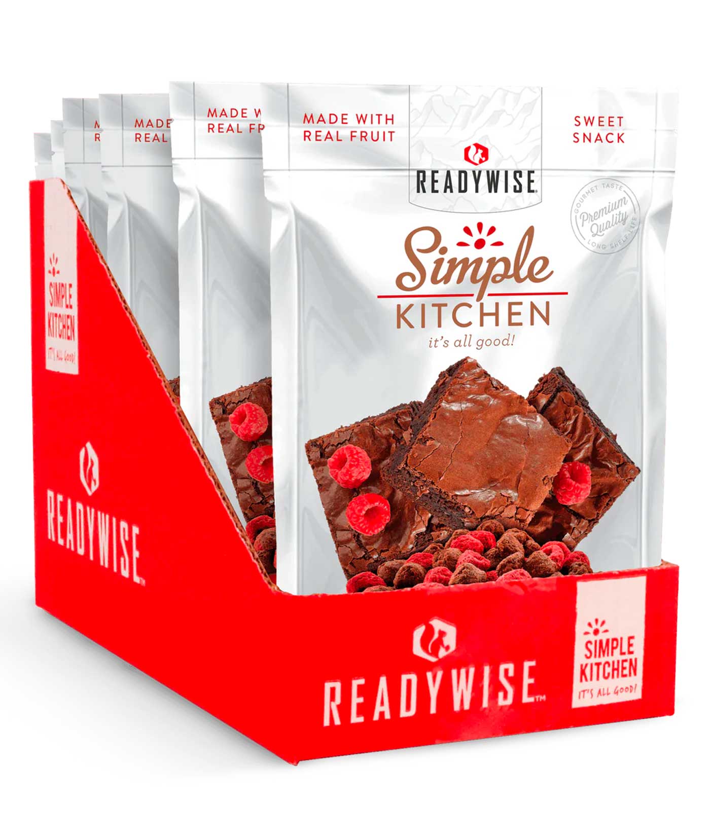 Freeze-Dried Raspberry & Brownie Bites (Pack of 6)