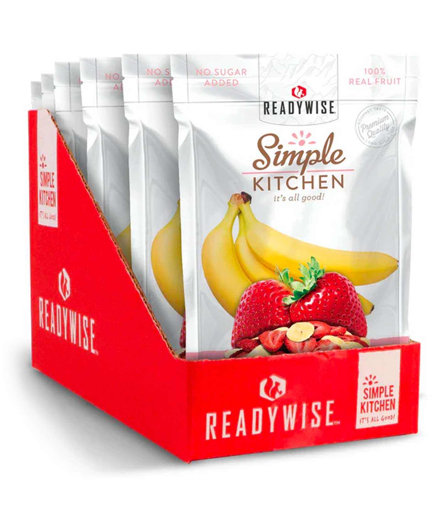 Freeze-Dried Strawberries & Bananas (Pack of 6)