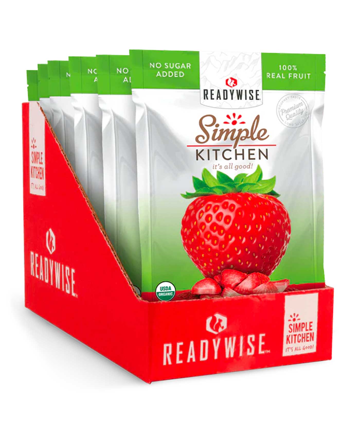 Organic Freeze-Dried Strawberries (Pack of 6)