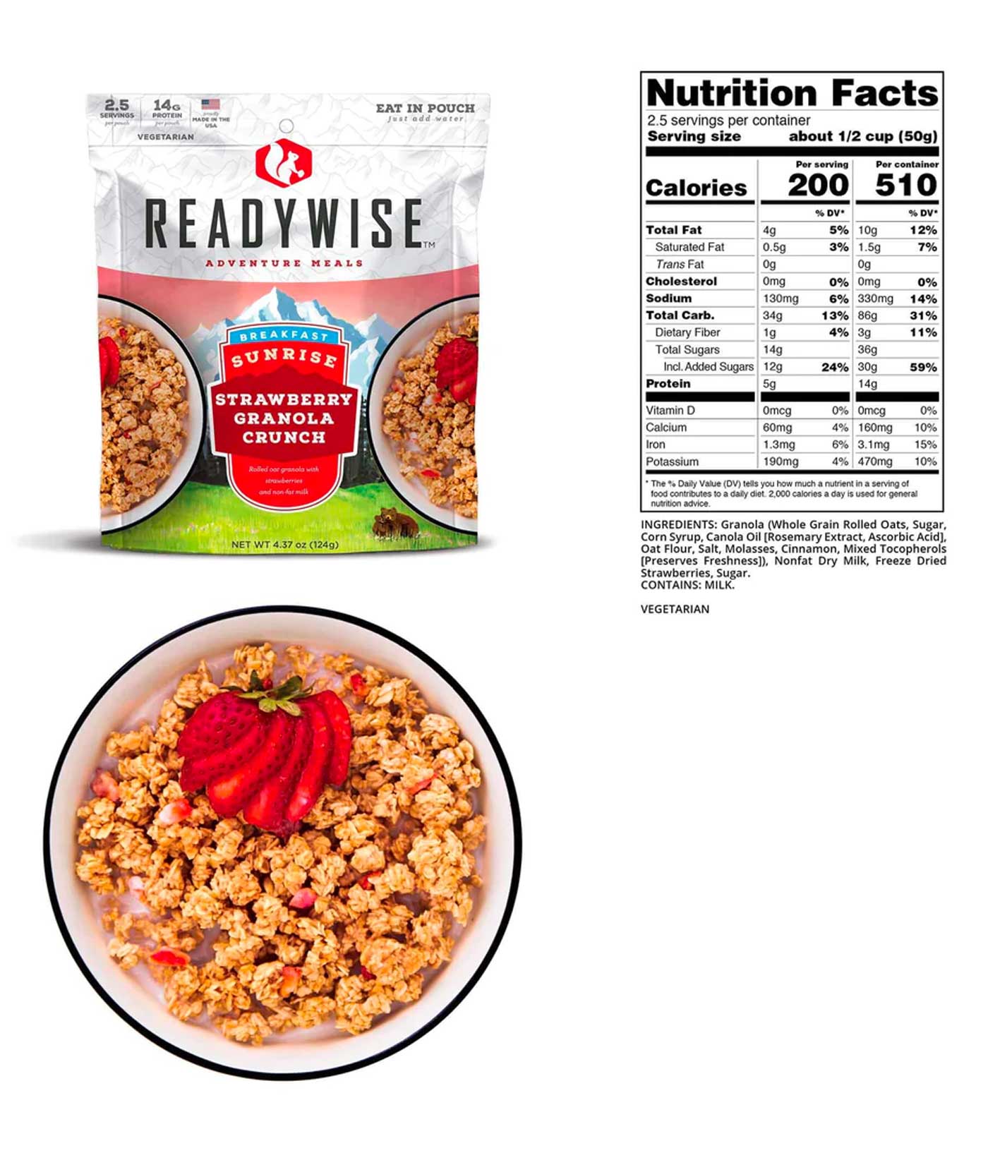 Sunrise Strawberry Granola Crunch (Pack of 6)