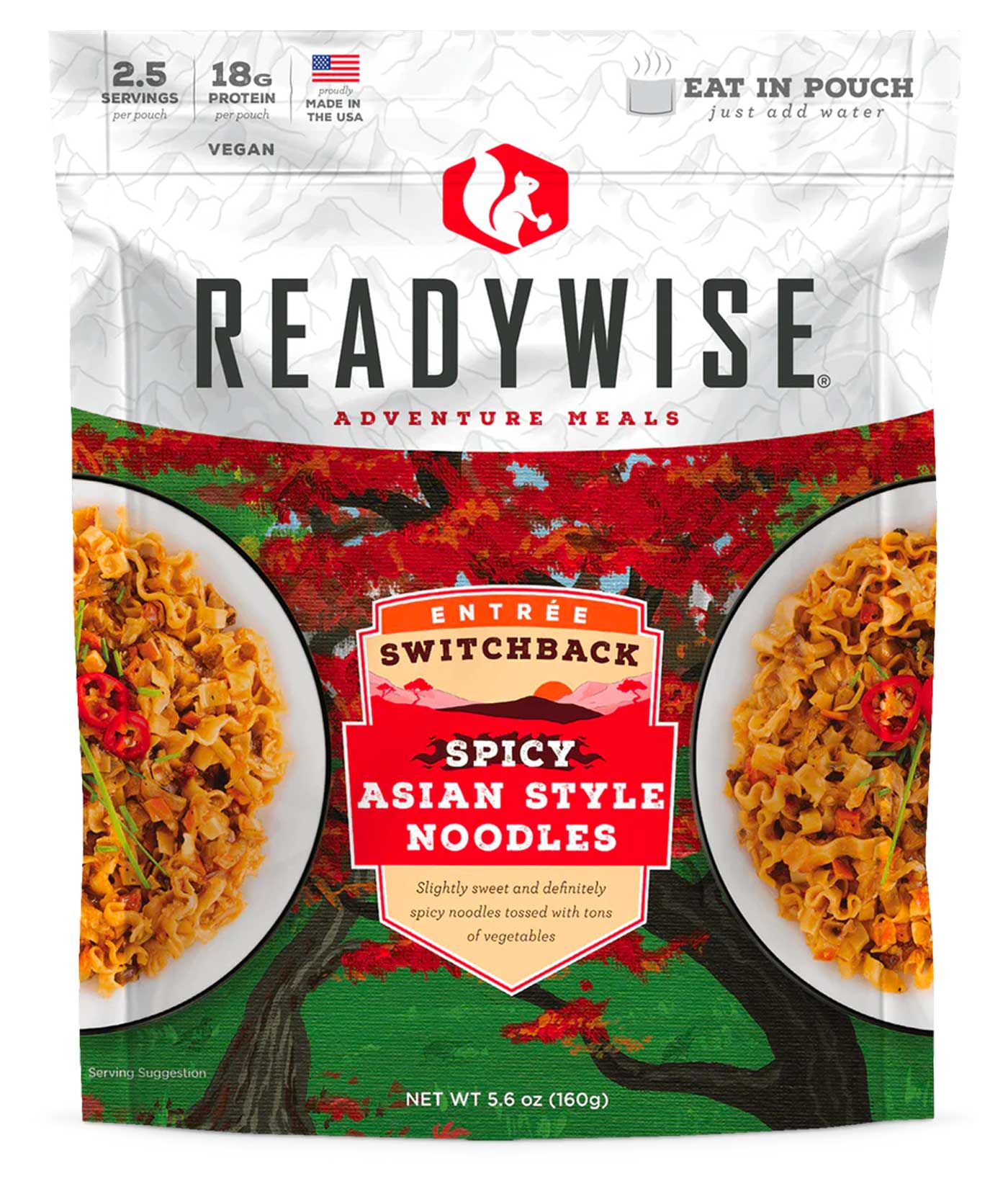 Switchback Spicy Asian Style Noodles (Pack of 6)