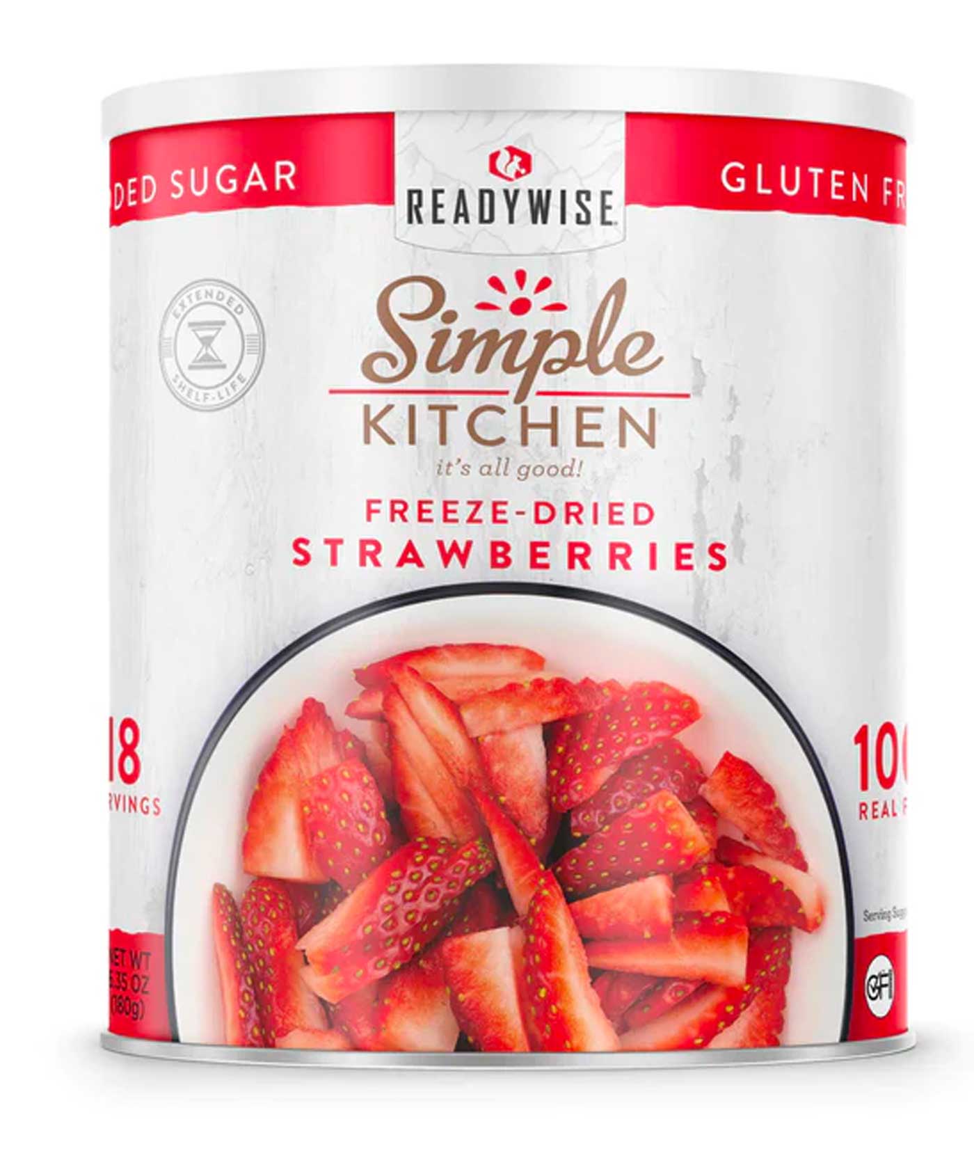 Big Can of Freeze-Dried Sliced Strawberries (#10 Can)