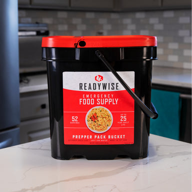 Breakfast, Lunch and Dinner Prepper Meal Bucket