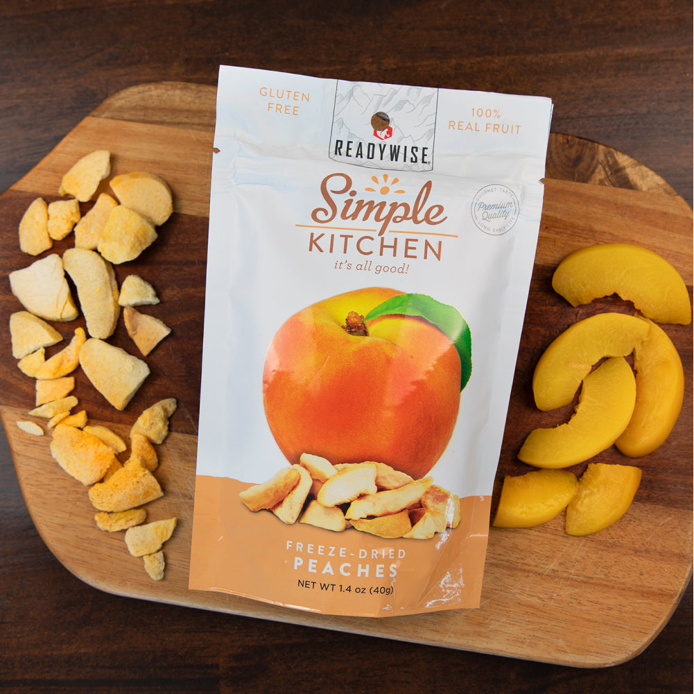 Freeze Dried Peaches - Readywise Emergency Food Supply — Good Neighbor ...