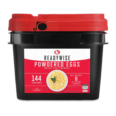 powdered eggs bucket 144 servings readywise emergency food supply